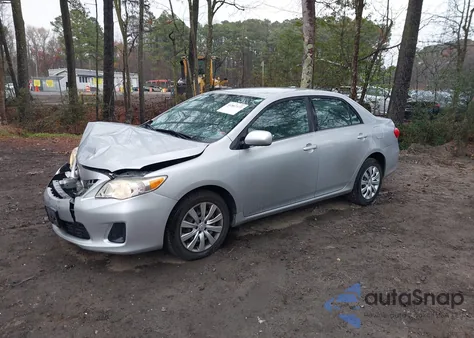 2013 Toyota Corolla Le из США, поврежденный, VIN 2T1BU4EE2DC074640